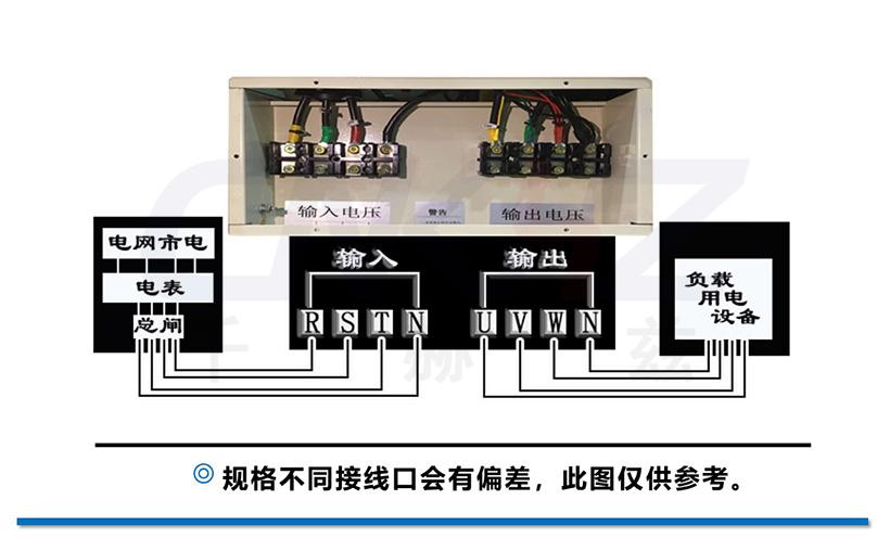 无触点稳压器接线示意图